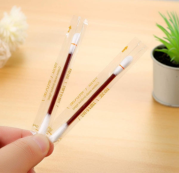 50 Disposable Iodophor Swabs Outdoor Supplies Medical Iodine Individually Packaged Iodine Swabs for Nose Care brown