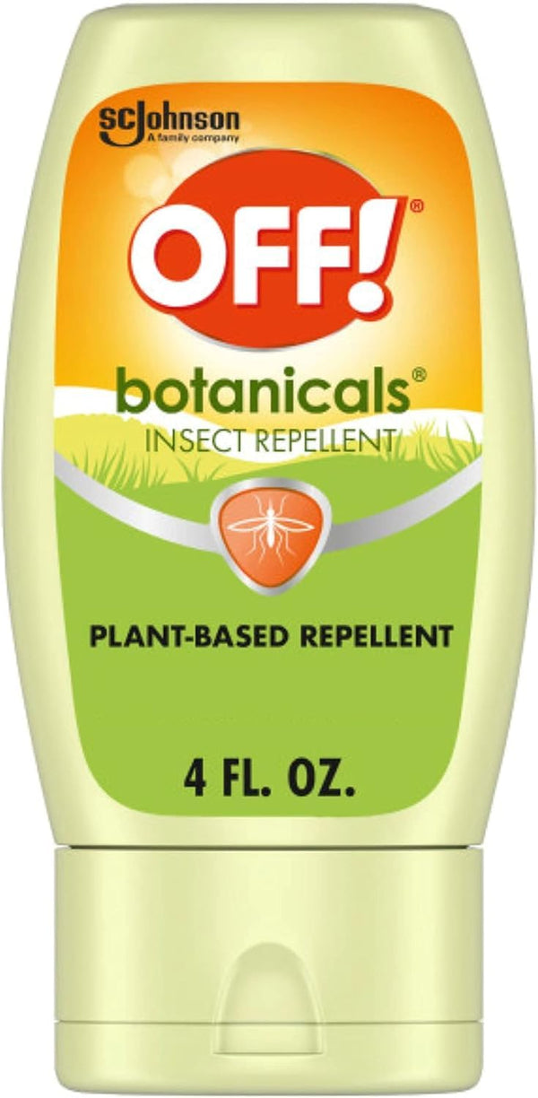 OFF! Botanicals Insect Repellent Lotion, Plant-Based Bug and Mosquito Repellent, 4 Oz