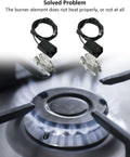 2Pack WB2X8228 Element Receptacle and Wire Kit Fit for GE Electric Ranges Electric Stove Burners parts Replaces AP2013499 PS242972