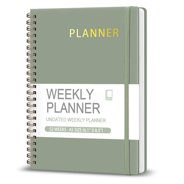 Undated Weekly Planner, Weekly to Do List Notebook with Goal, Organizer & Habit 