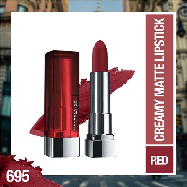 Maybelline Color Sensational Lipstick, Lip Makeup, Matte Finish, Hydrating Lipst