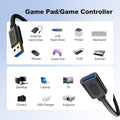 USB Extension Cable 1Ft, USB 3.0 Repeater USB Male to Female Lead with Signal Amplification Active Cord for Printers, Keyboards, Game Console,