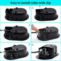 Universal Metal Sofa Chair Recliner Release Pull Handle Replacement Part, Fits Ashley Lazy Boy and Most Recliner Sofa Brand, Recliner Handle Size