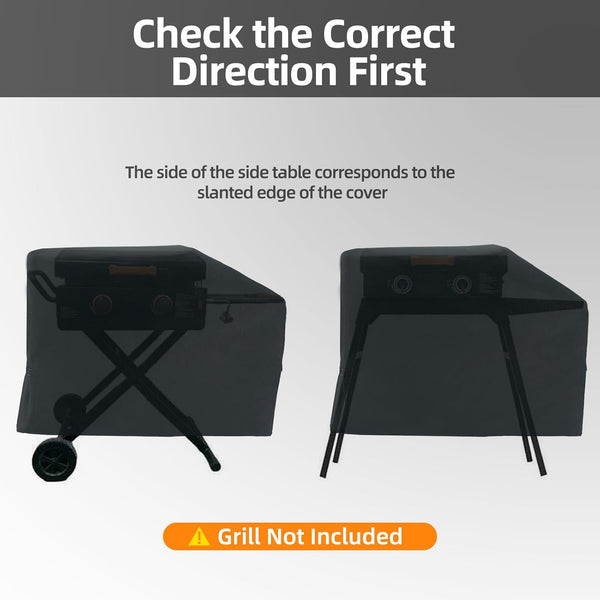 NOELIFE Grill Cover for Blackstone 22 Inch Griddle with Hood and Stand, Waterproof Griddle Accessories for Blackstone 17 and 22 Inch, Windproof