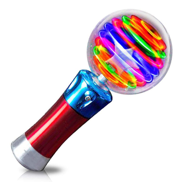 Artcreativity Light up Magic Ball Toy Wand for Kids - Spinning Lights & Colors - Fun Gift, Easter Basket Stuffers for Toddler, Party
