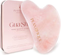 PLANTIFIQUE Rose Quartz Gua Sha Tool Ã¢ÂÂ Anti-Aging Face Massager & Jawline Shaper for Skincare Routine Ã¢ÂÂ Facial Massage & Skin Care Gift