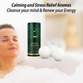 Sage Bath Bombs Spiritual Bath Energy Clearing Protection Shielding Smokeless Smudging Sage Rosemary and Spearmint Relaxation Stress Relief Spa Gift
