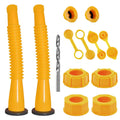 Gas Can Spout Replacement Kit, Gas Can Nozzle Replacement (2 Kit-Yellow) All gaskets are installed and ready to use upon receipt. For 1/2/5/10