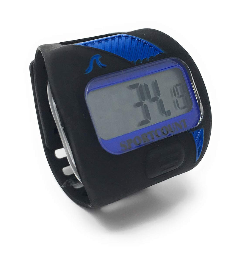 Sportcount LapCounter and Timer - Waterproof Lap Counter Timer for Swimming Biking Running Triathletes - Accurately Tracks Laps and Times to Help