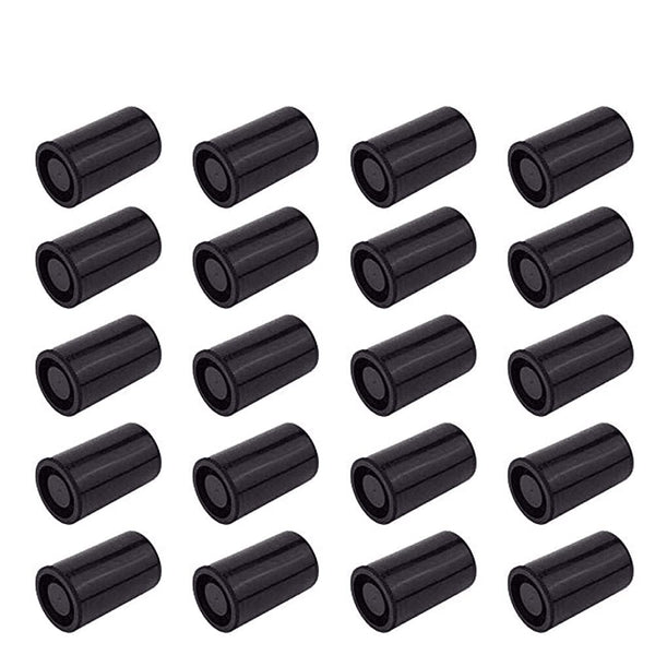 Golden Pearl 35mm Caliber Plastic Film Canisters -20pcs（Black ）