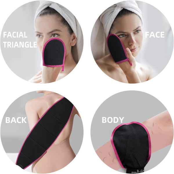 Deep Exfoliating Back Scrubber -Bath & Shower Back Scrub - Body Exfoliator Scrub Tool - Skin Care for Women & Men - Exfoliation Body Scrubber for