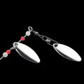 6 Pcs Bass Spinner Baits, Spinner Baits for Bass Fishing Trout Salmon Hard Metal Spinnerbaits