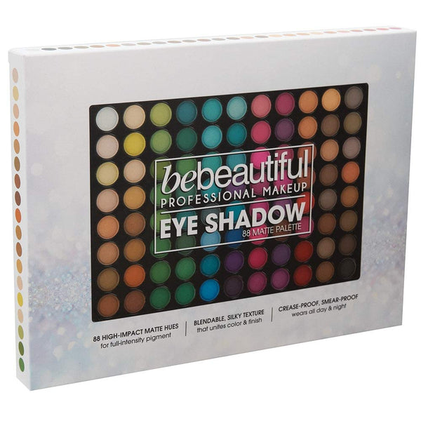 Forpro Professional Collection Bebeautiful Professional Makeup Eyeshadow with Applicators, 88-Color Palette, Matte