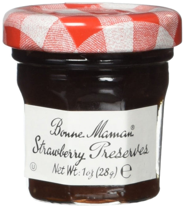 Bonne Maman Strawberry Preserves, 1 Ounce Jars (Pack of 15)