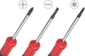 EFFICERE 9-Piece Precision Screwdriver Set | Phillips #0, #00, #000 | Flat 1.5mm, 2.0mm, 2.5mm | Torx T5, T6, T7 | Durable Chrome Vanadium Steel