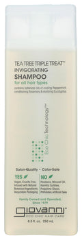 Giovanni, Invigorating Shampoo, Tea Tree, 8.5 Oz