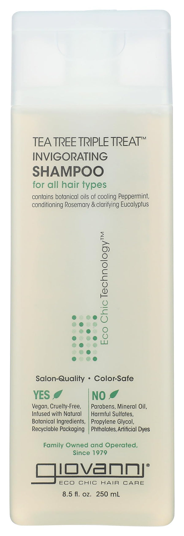 Giovanni, Invigorating Shampoo, Tea Tree, 8.5 Oz