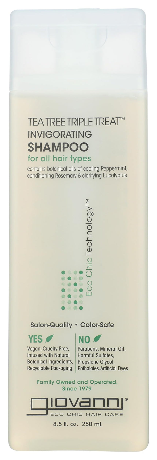 Giovanni, Invigorating Shampoo, Tea Tree, 8.5 Oz