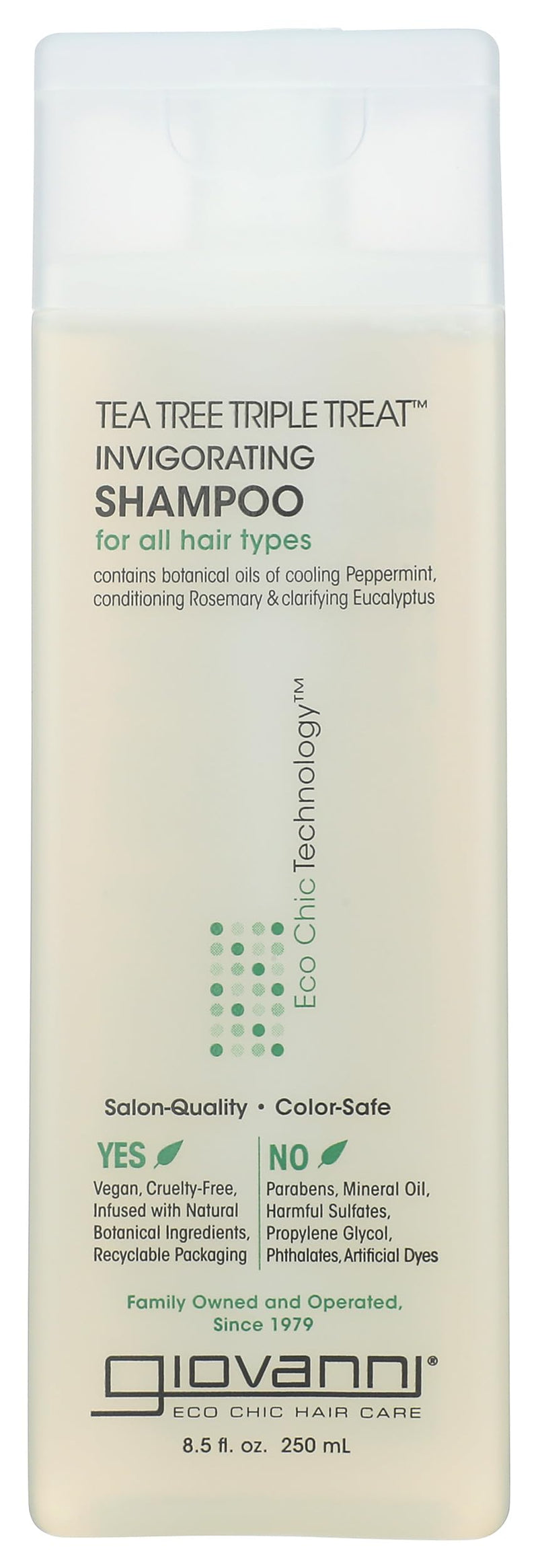 Giovanni, Invigorating Shampoo, Tea Tree, 8.5 Oz