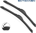 3 Wipers Set for Jeep Grand Cherokee 2014 2015 2016 2017 2018 2019 2020 2021, Windshield Wiper Blades Original Equipment Replacement Front and