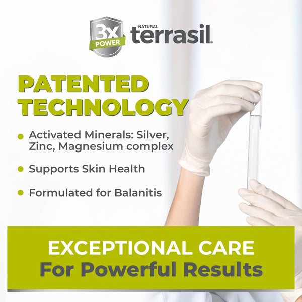 terrasil Balanitis Relief + Calendula Soap 2-Product Kit - Balanitis Treatment for Men, Natural Foreskin Ointment for Itch, Irritation & Redness