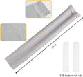 VISEMAN 36 Inch Under Door Stopper, Door Noise Blocker | Double Sided Door Stopper, Machine-Washable Nylon-cotton Beige