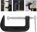4 Inch C-Clamp Set, Heavy Duty Steel C Clamp Industrial Strength C Clamps for Woodworking, Welding, and Building(4PCs)