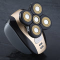 Universa 5 Blades Replacement Heads for Mainstream head shaver brands, Head Shaver Replacement Blades (5 Gold)