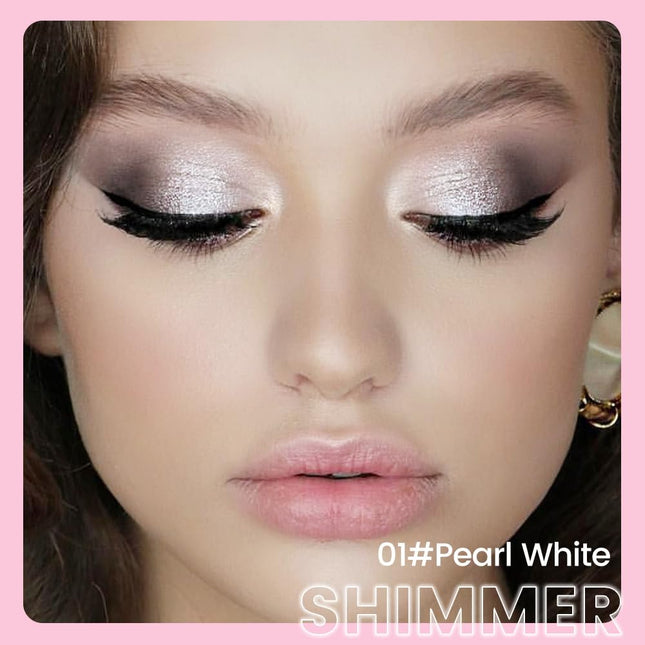 Kaely 2In1 Cream Eye Shadow Brightener Sticks, Pearl White Eyeliner Pencil Shimm