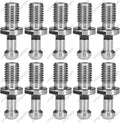CAT40 45° Pull Stud Retention Knob Fits HAAS CAT 40 CNC Tool Holder Mitsubishi Toshiba Daewoo OKK Kitamura Kira Kia, etc. (10-Pack)