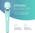 Yarosi Cordless Curve Therapeutic Device - 8 Powerful Speeds and 20 Patterns - for Muscle Aches and Sports Recovery - Rechargeable - Travel