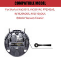 Side Brush for Shark AI AV2501S, AV2501AE, RV2502AE Robotic Vacuum Cleaner | for RV2520AOUS, AV2510AOUS Replacement Parts - 4 Pack Black
