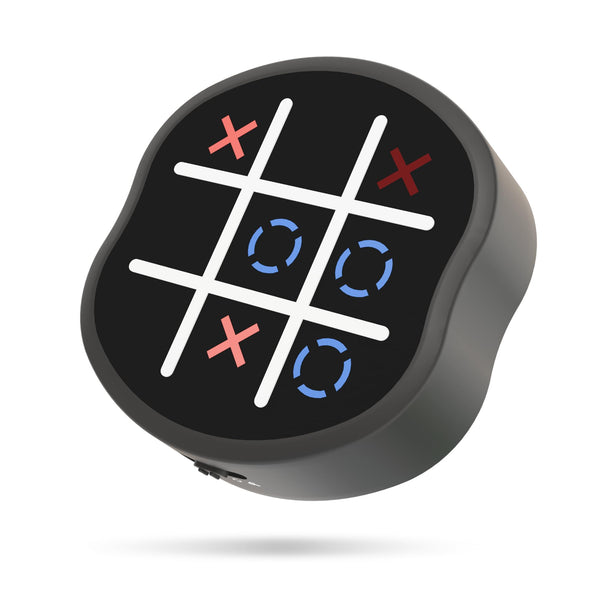 4 in 1 Electronic Tic Tac Toe Game, Handheld Digital Bolt Game with Whack a Mole, Memory Flash, Silent Mode, Portable Travel Game for Kids and