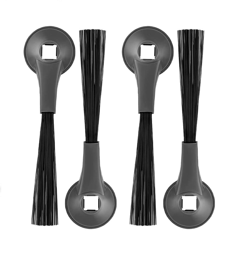 Side Brush for Shark AI AV2501S, AV2501AE, RV2502AE Robotic Vacuum Cleaner | for RV2520AOUS, AV2510AOUS Replacement Parts - 4 Pack Black