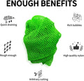 SPMKTBOZAI African Net Sponge Authentic, 2 Pieces African Exfoliating Sponge Real African Net Black Owned, African Bath Sponge Back Scrubber, Body