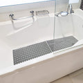 BEMISO Shower Mat Non Slip Bathtub Mat with Suction Cups and Drain Holes 27.5 x15.7 Inch Bath Mat for Tub & Shower.Easy Dry,Easy to