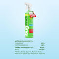 BugMD Empty Refillable Spray Bottle 32 oz for Pest Control Essential Oil Concentrate (Sold Separately), 3 Modes 32 Oz - Empty Spray Bottle