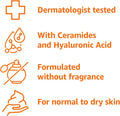 Amazon Basics Moisturizing Cream for Face and Body, Fragrance-Free, with Ceramides, Hydrating for Dry Skin, 16 Ounces, 1-Pack 16 Ounce (Pack of 1)