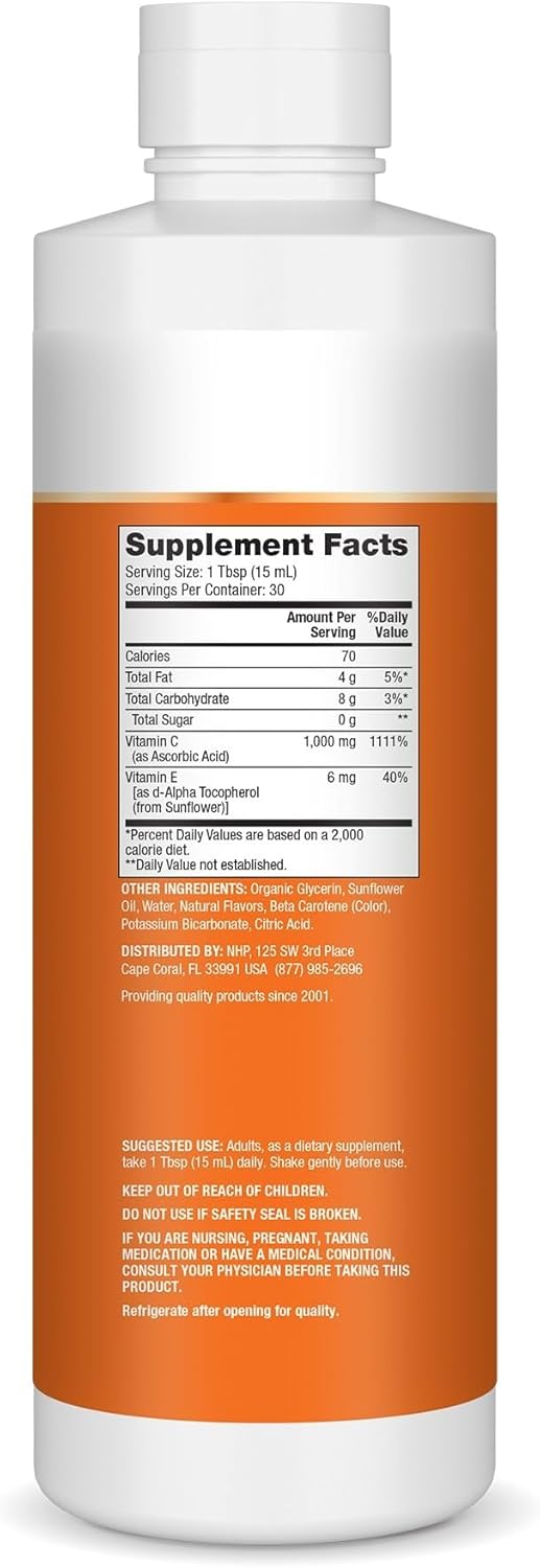 Dr. Mercola Liquid Liposomal Vitamin C - Antioxidant & Immune Support Supplement