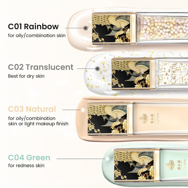 CATKIN Skin Tone Corrector Makeup Primer, Isolation Cream, 3 in 1 Skin Tone Correcting, 73% Moisturizing Essence, Oil Control Primer for Flawless