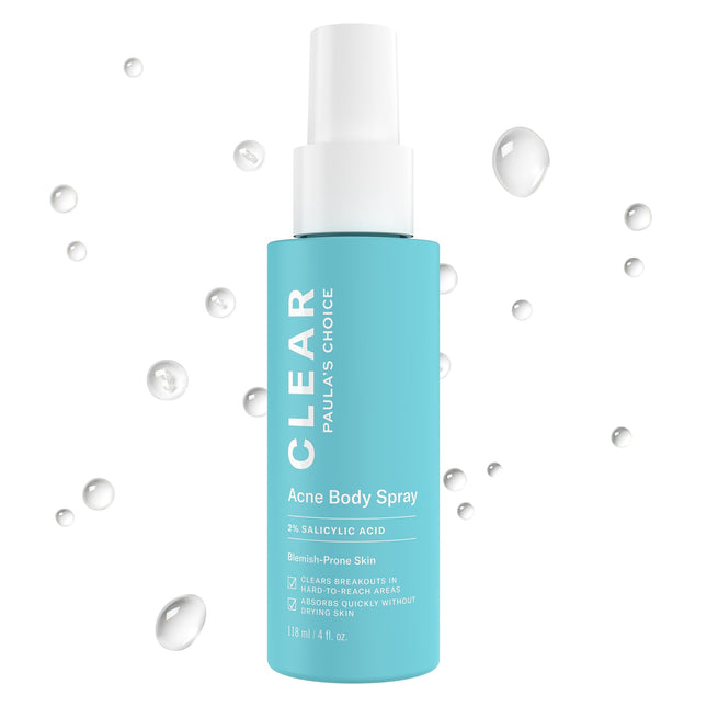 Paula's Choice Paula's Choice Paula's Choice CLEAR Exfoliating Back & Body Acne Spray, Bacne Spray with 2% BHA Salicylic Acid Back Acne Treatment for…