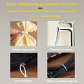 500PCS 8 inch zip ties clear, 40lb Strength, width 0.14 inches ，UV Resistant Strong Nylon Cable Ties,Nylon Cable Wire Ties,Heavy Duty White, for