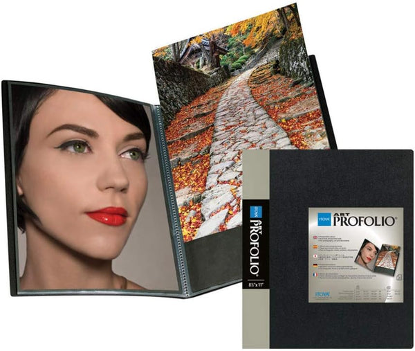 Itoya Art Portfolio 5 x 7 inches Storage Display Book, 24 Sleeves for 48 Views