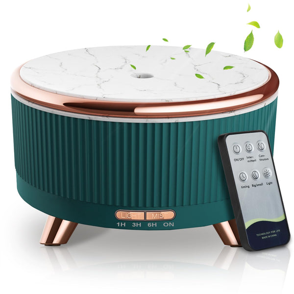 Diffusers for Essential Oils Humidifiers 500ML, Essential Oils Large Room Aromatherapy Diffuser,7 Colors Lights 3 Mist Modes with R/C for Home Office