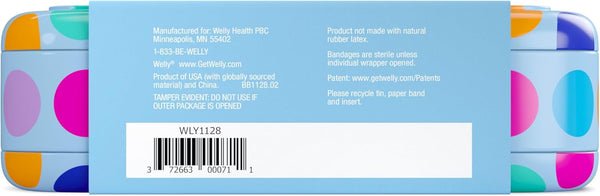 Welly First Aid Kit - Adhesive Bandages in Flexible Fabric and Waterproof, Singe Use Ointments (Triple Antibiotic, Cleansing Wipes and