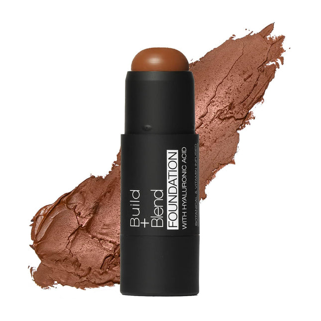 Palladio BUILD + BLEND Foundation Stick, Contour Stick for Face, Professional Ma