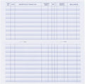 20 Pack Checkbook Register, Check Registers for Personal, Blank Ledger Transaction Registers for Personal or Business Bank, Check Register Book
