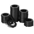 SmoTecQ 30 Pack Garden Hose Washers with Self-Locking Tabs - Heavy Duty Rubber Seals for 3/4" Hose Fittings, Stay-in-Place Design Prevents Falling