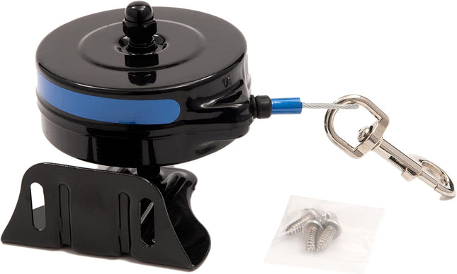 Lixit Bracket Mount and Stake Retractable Leash Tie Outs for Dogs (Bracket, Medi
