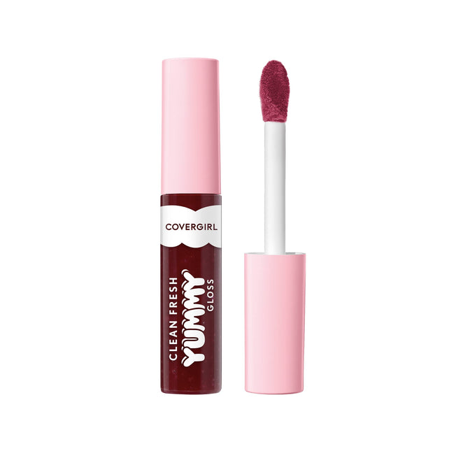 COVERGIRL Clean Fresh Yummy Lip Gloss, Sheer, Natural Scents, Vegan Formula - Ac